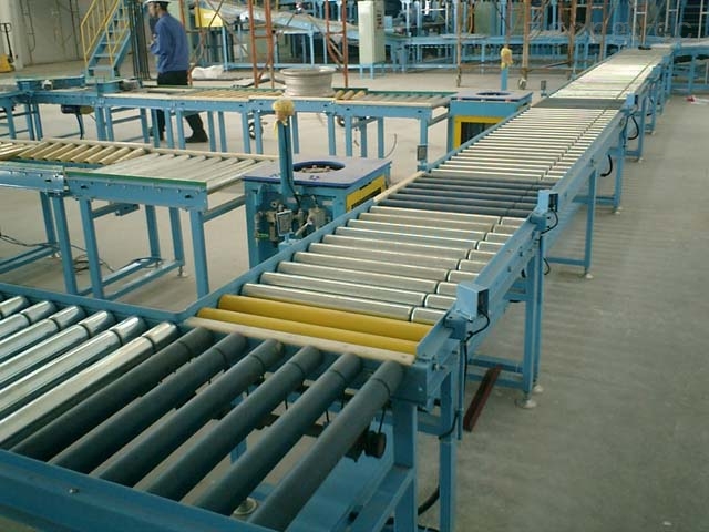 滚筒输送机流水线